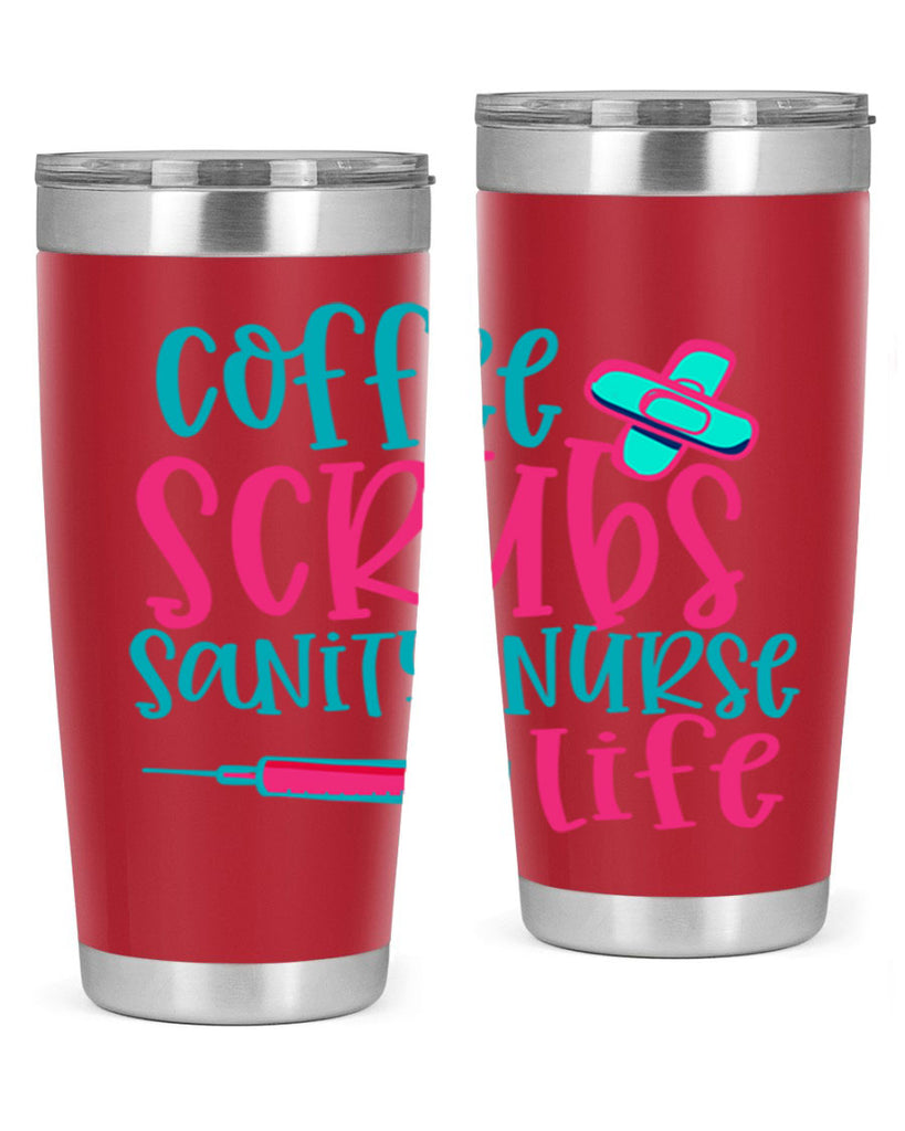 coffee scrubs sanity nurse life Style Style 207#- nurse- tumbler