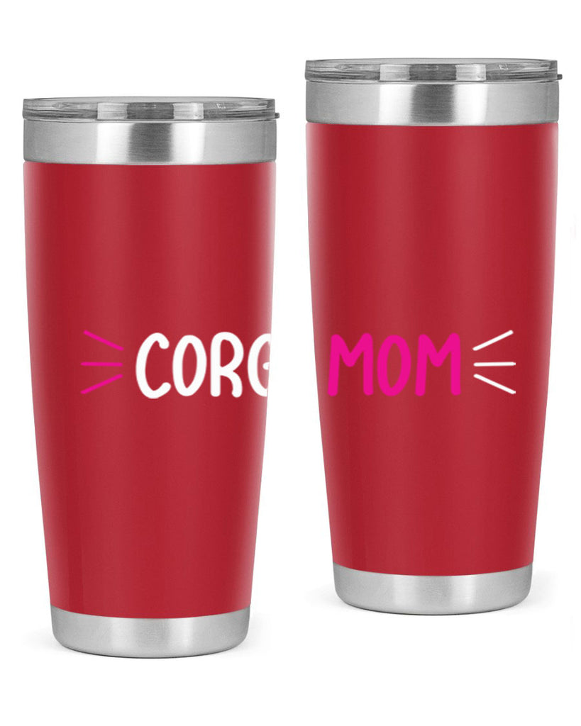 corgi mom 192#- mom- Tumbler