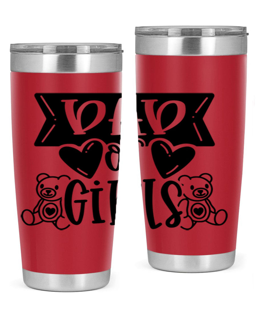 dad of girls 60#- fathers day- Tumbler