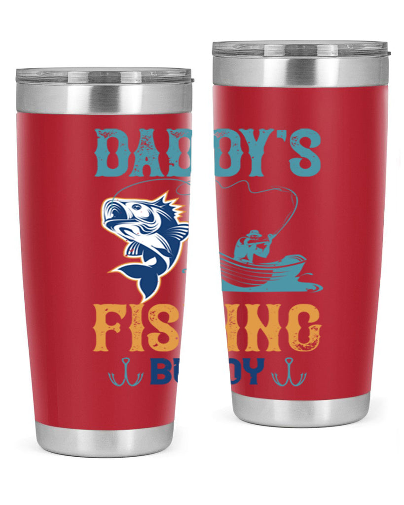 daddy’s fishing buddy 166#- fishing- Tumbler