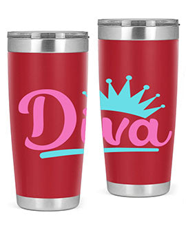 diva Style 121#- dog- Tumbler