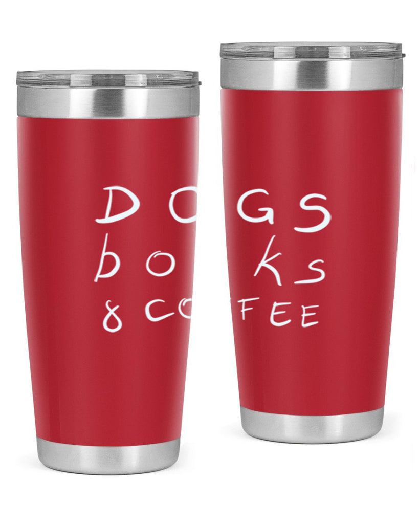 dogs books and coffee 282#- coffee- Tumbler