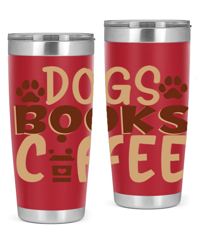 dogs books coffee 214#- coffee- Tumbler