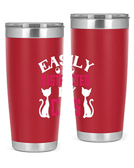 easily distracted by cats Style 46#- cat- Tumbler