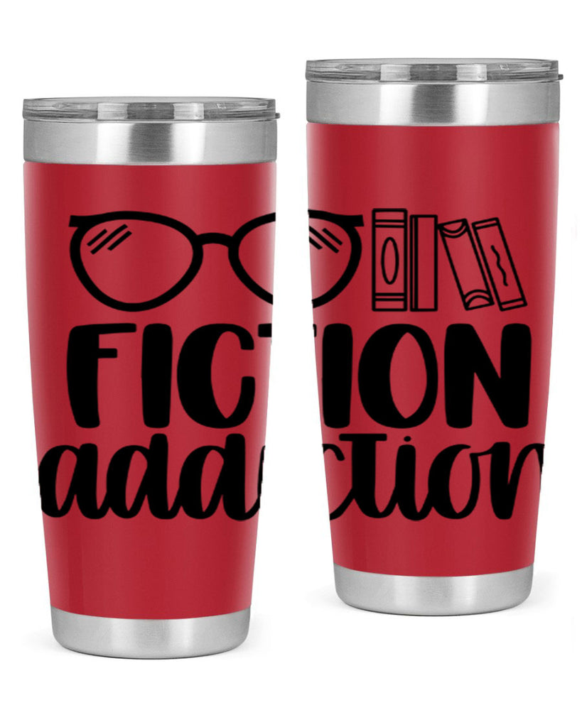 fiction addiction 40#- reading- Tumbler