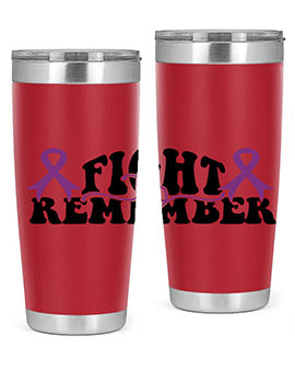 fight to remember 144#- alzheimers- Tumbler