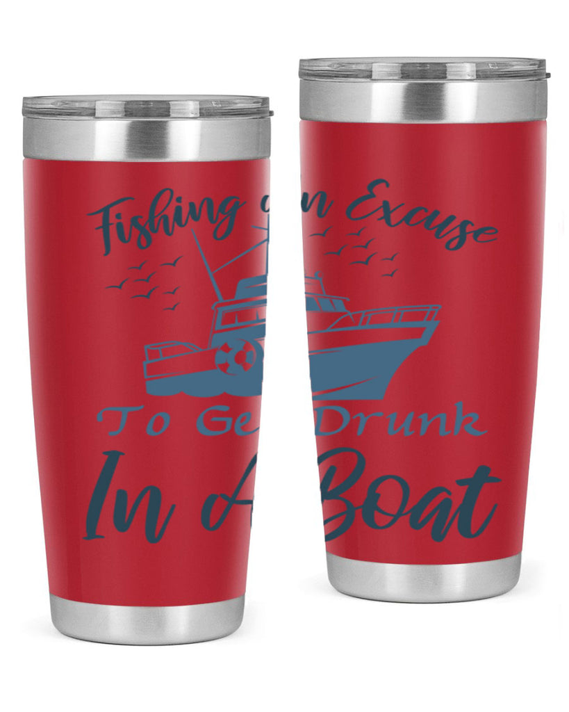 fishing an excuse 152#- fishing- Tumbler