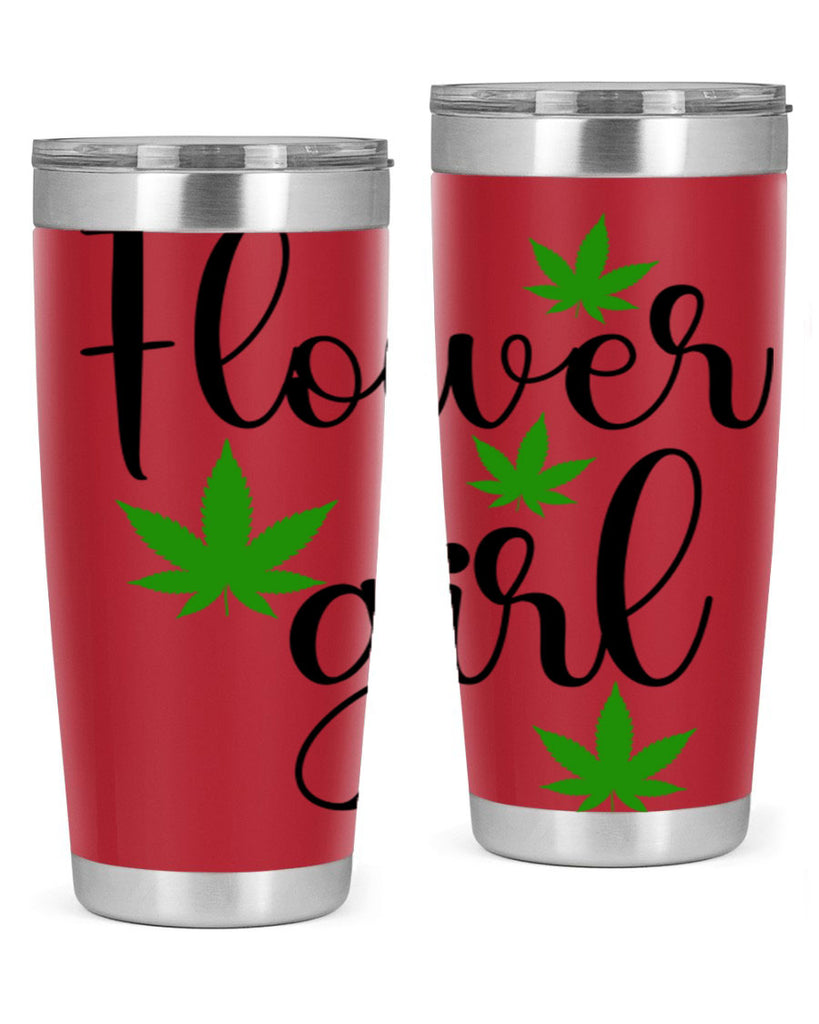 flower girl cannabis 84#- marijuana- Tumbler