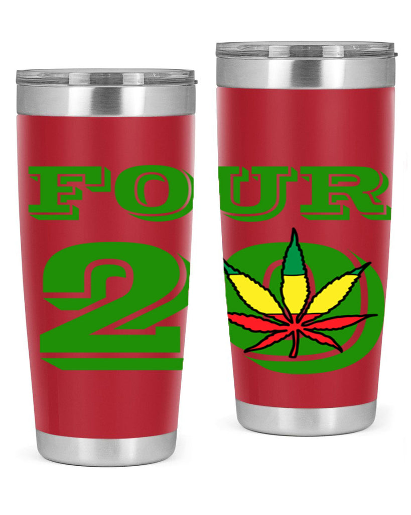 four twenty 87#- marijuana- Tumbler