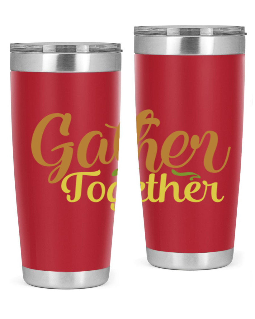 gather together 61#- thanksgiving- Tumbler