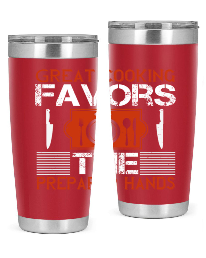 great cooking favors the prepared hands 37#- cooking- Tumbler