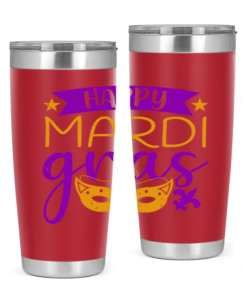 happy mardi gras 70#- mardi gras- Tumbler