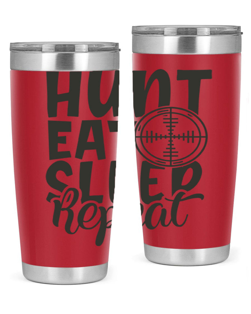 hunt eat sleep repeat 11#- hunting- Tumbler