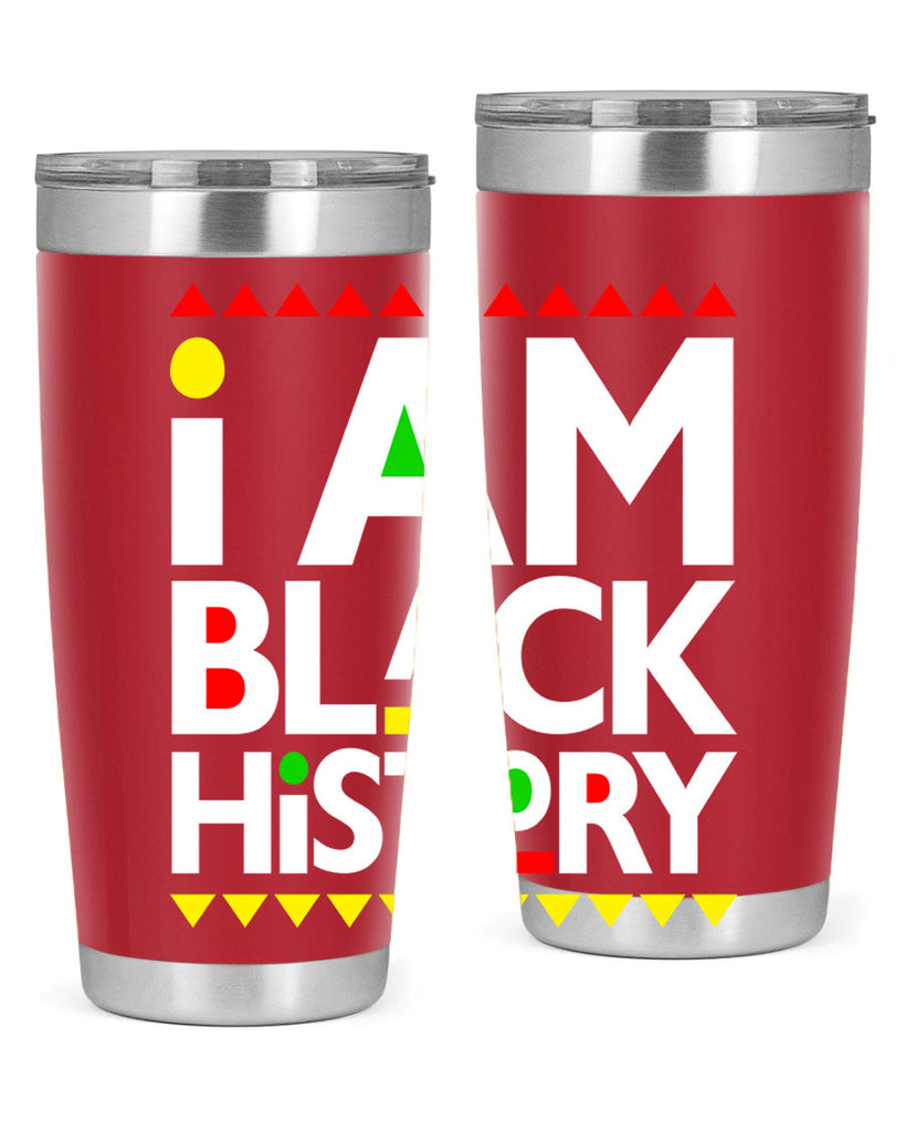 i am black  history 116#- black words phrases- Cotton Tank