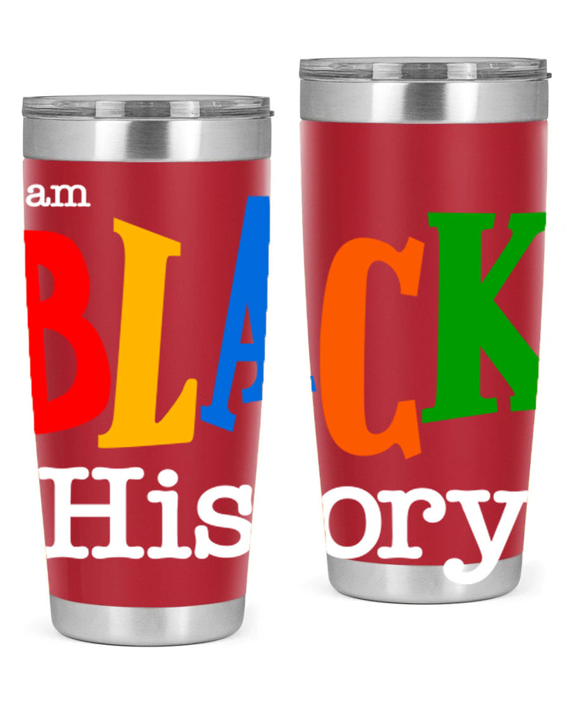 i am black  history 117#- black words phrases- Cotton Tank