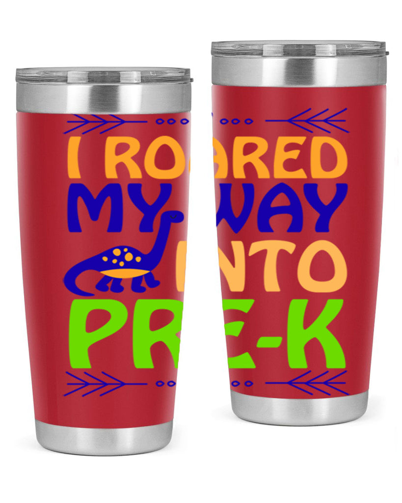 i roared my way into prek 20#- mardi gras- Tumbler