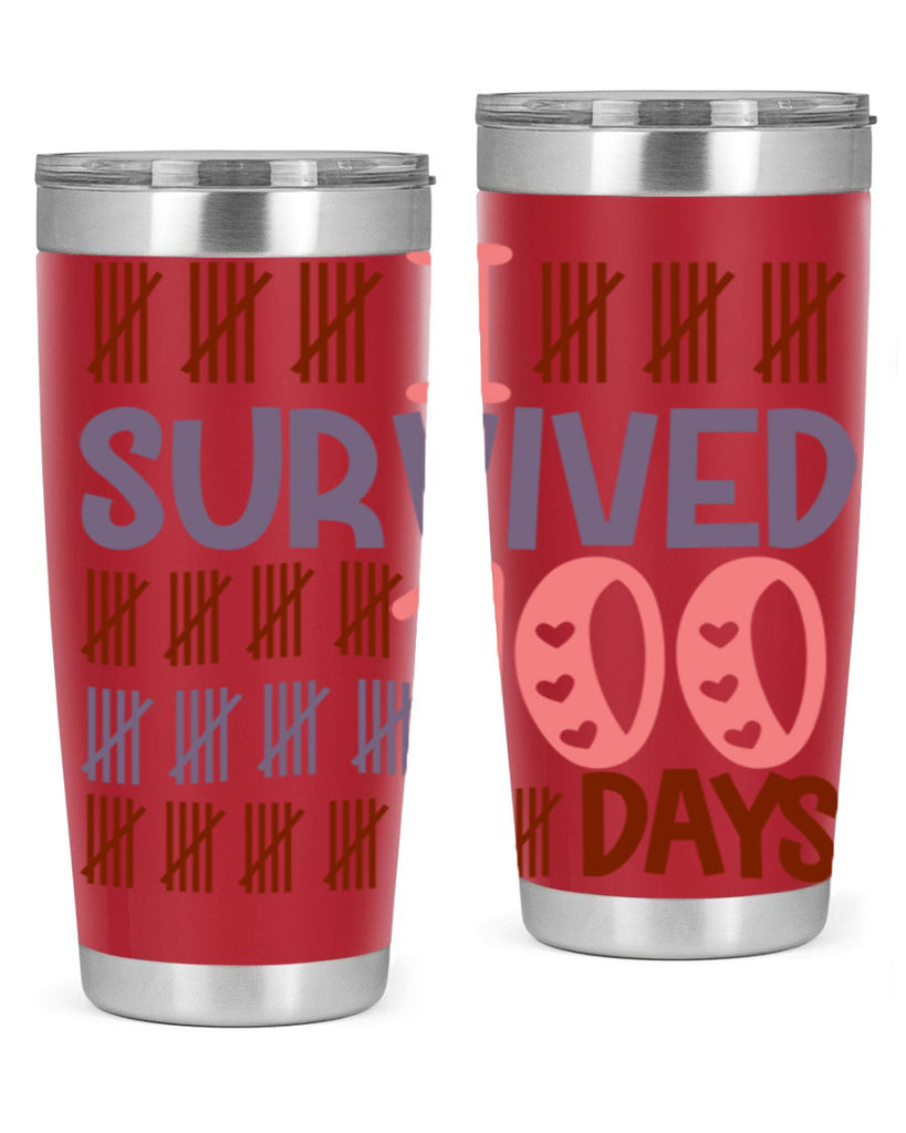 i survived 100 days 13#- 100 days of school- Tumbler