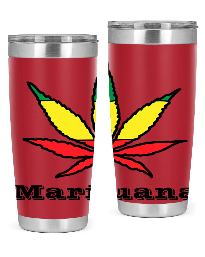 jamican cannabis 164#- marijuana- Tumbler