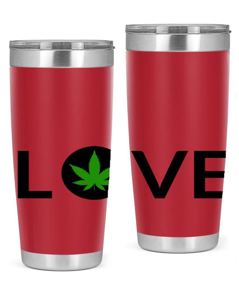 love cannabis 189#- marijuana- Tumbler