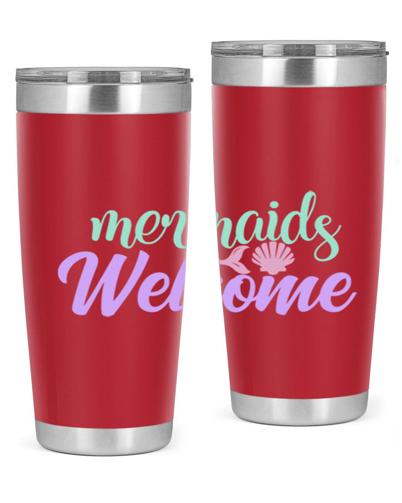 mermaids welcome 6#- mermaid- Tumbler