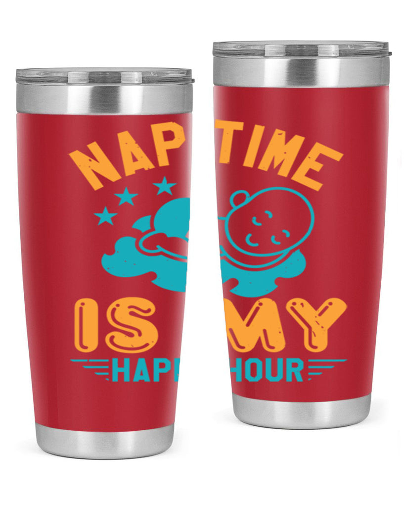 nap time is my happy hour Style 27#- baby shower- tumbler