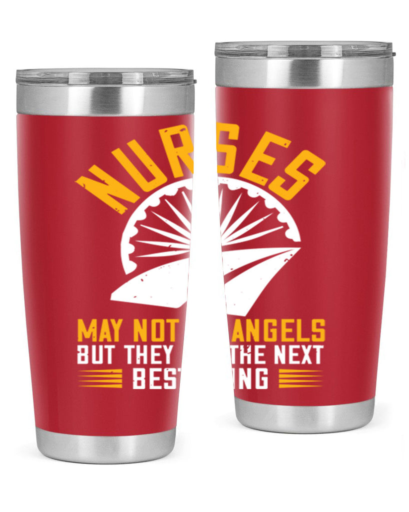 nurses may not be angels Style 265#- nurse- tumbler