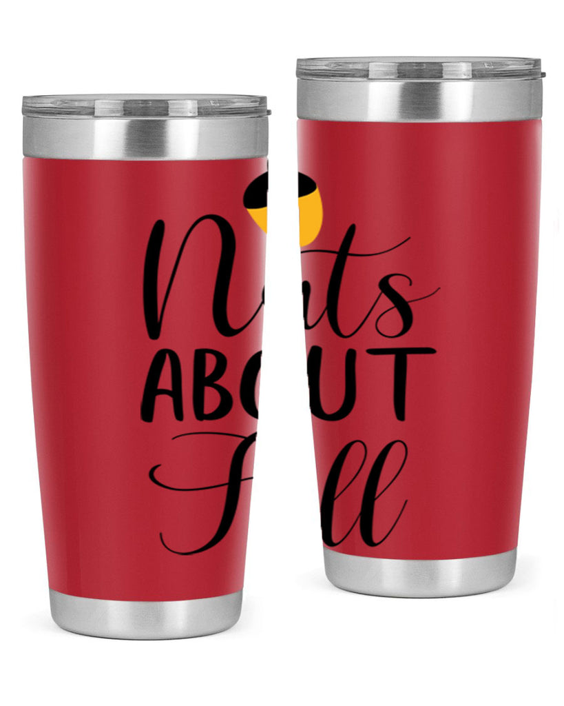 nuts about fall 445#- fall- Tumbler