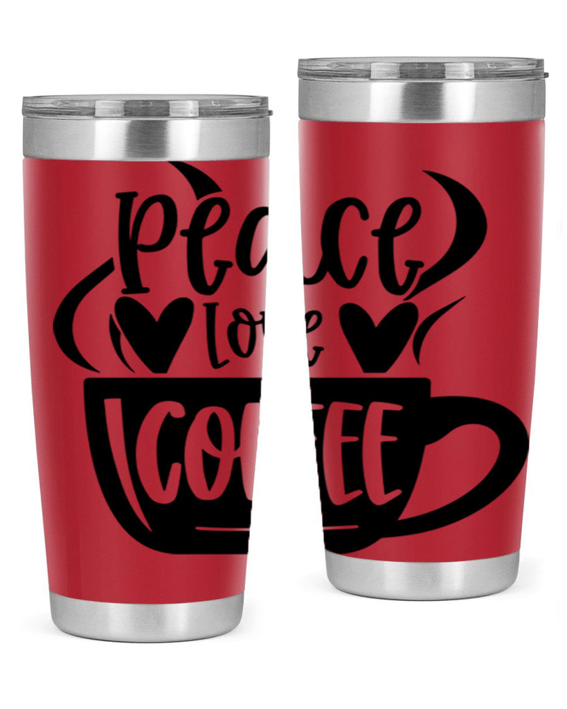 peace love coffee 48#- coffee- Tumbler