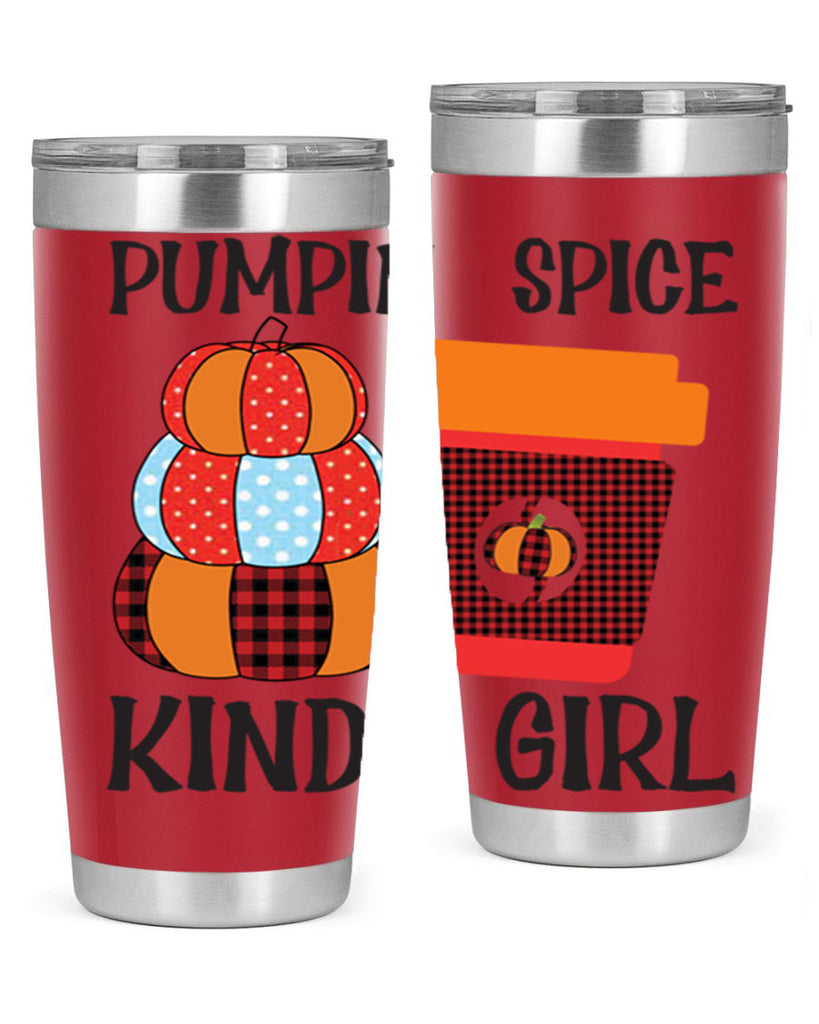 pumpkin spice kinda girl 551#- fall- Tumbler