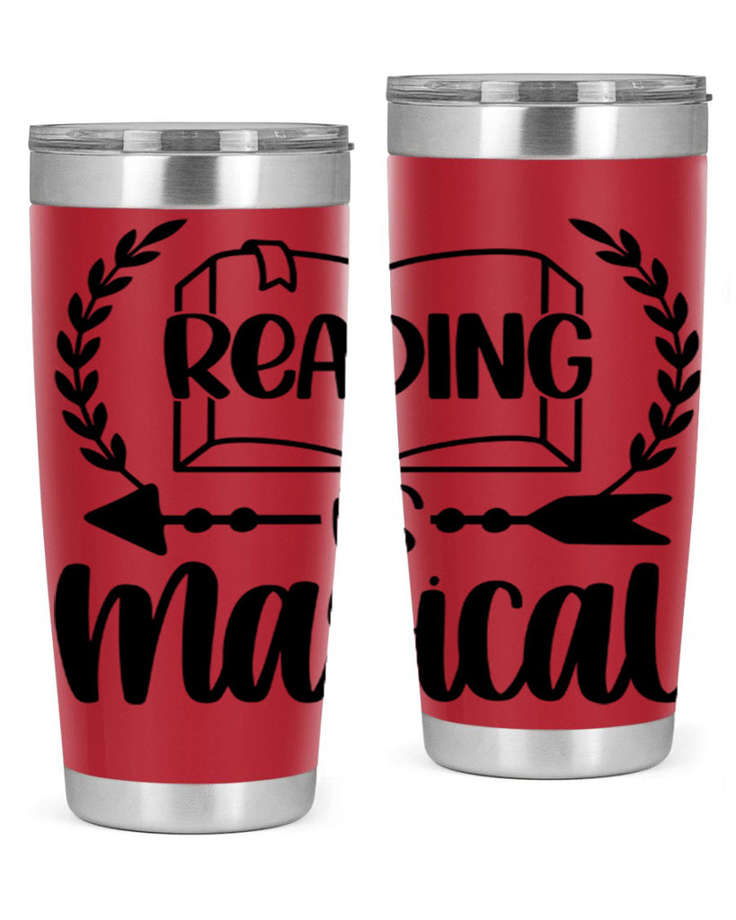 reading is magical 30#- reading- Tumbler