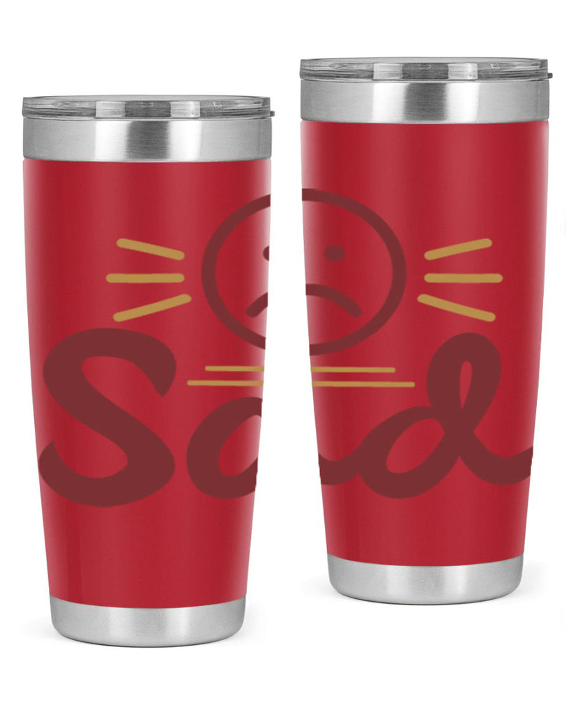 sad 5#- fathers day- Tumbler