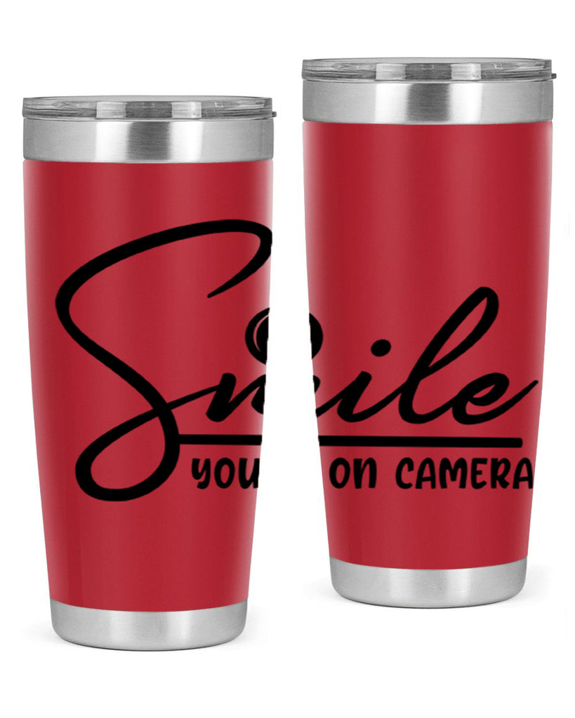 smile youre on camera 52#- home- Tumbler