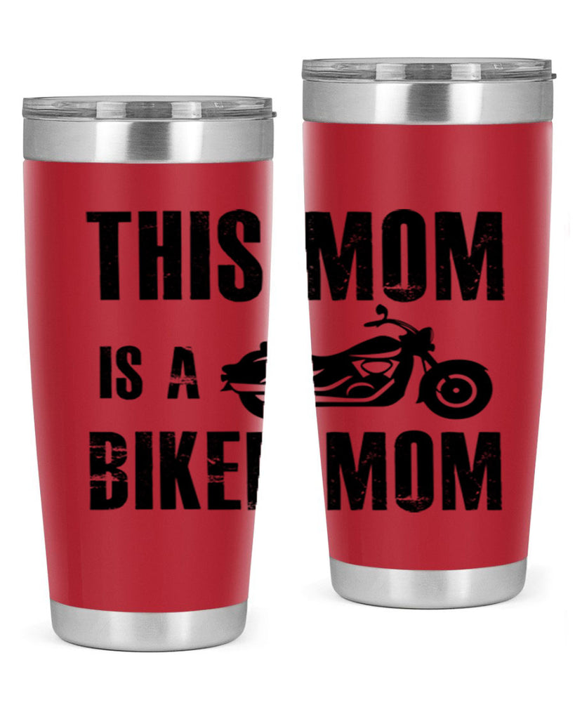 this mom is a biker mom 35#- mom- Tumbler