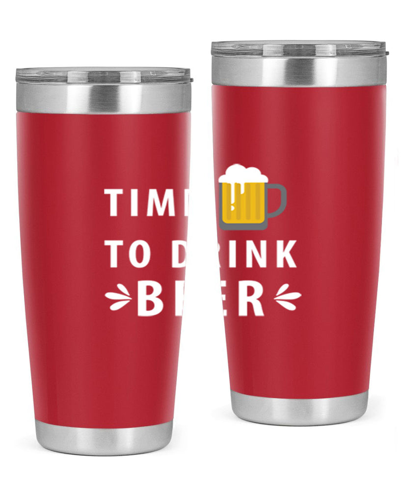 time to drink 7#- beer- Tumbler