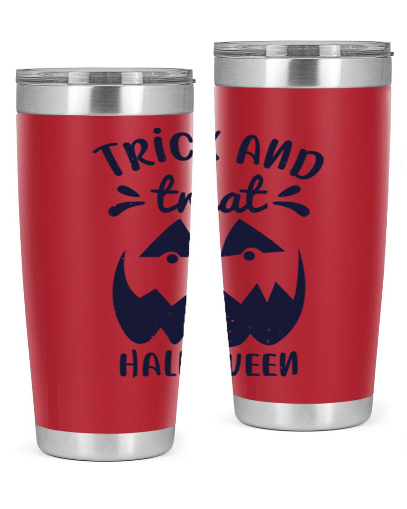 trick and treat halloween 126#- halloween- Tumbler