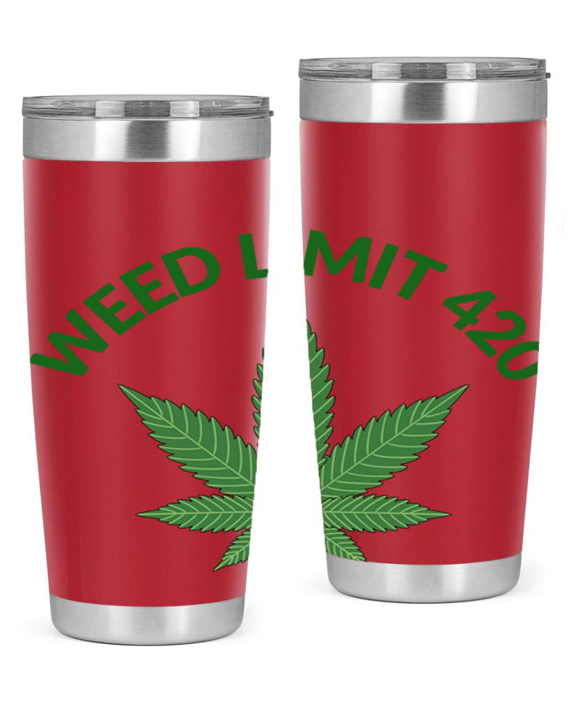 weed limit 420 sd 293#- marijuana- Tumbler