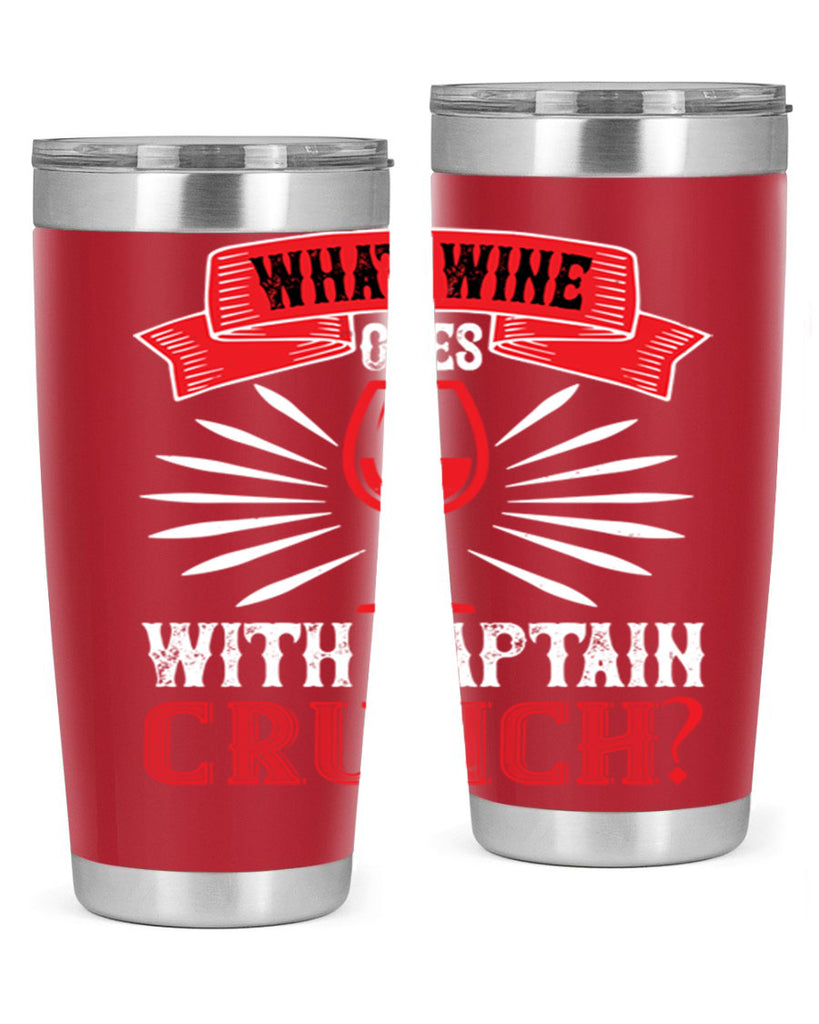 what wine goes with captain 10#- wine- Tumbler