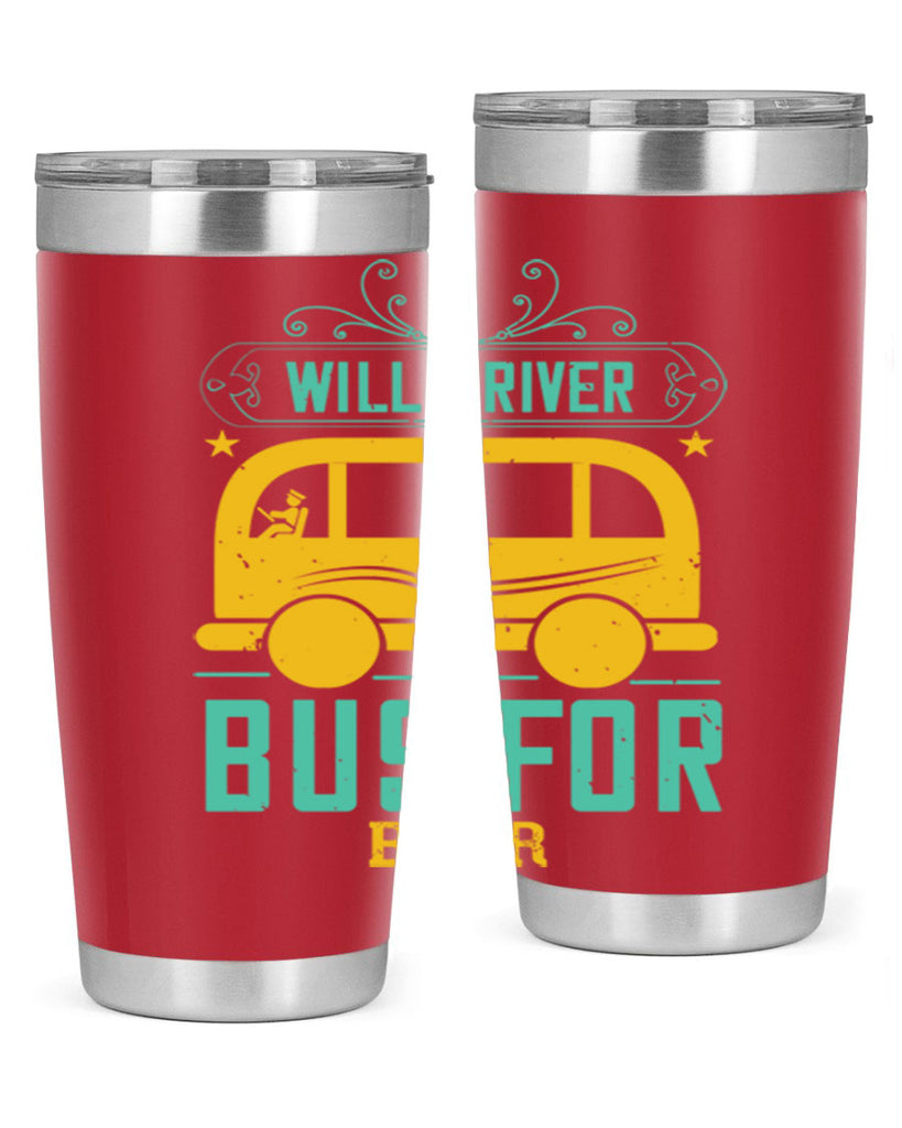 will driver bus for beer Style 6#- bus driver- tumbler