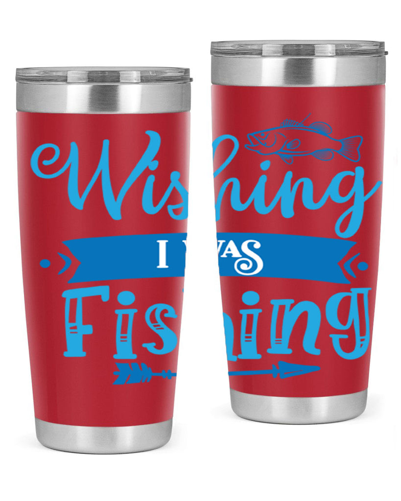 wishing i was fishing 189#- fishing- Tumbler