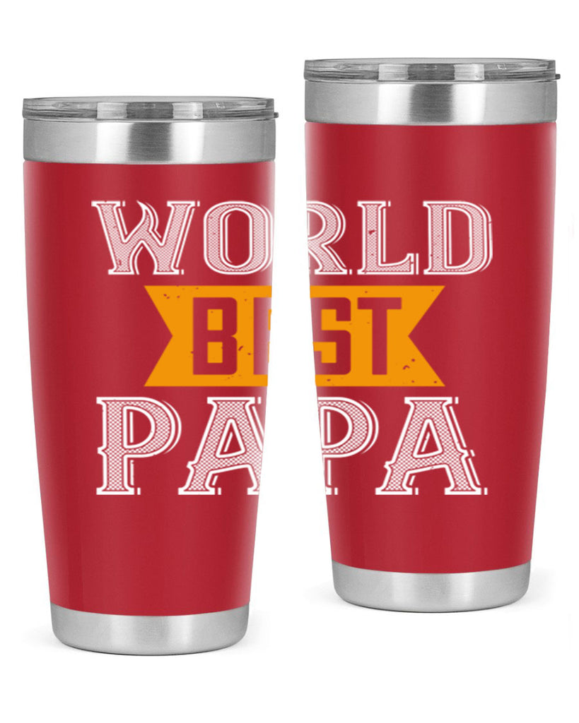 world best papa 1#- grandpa - papa- Tumbler