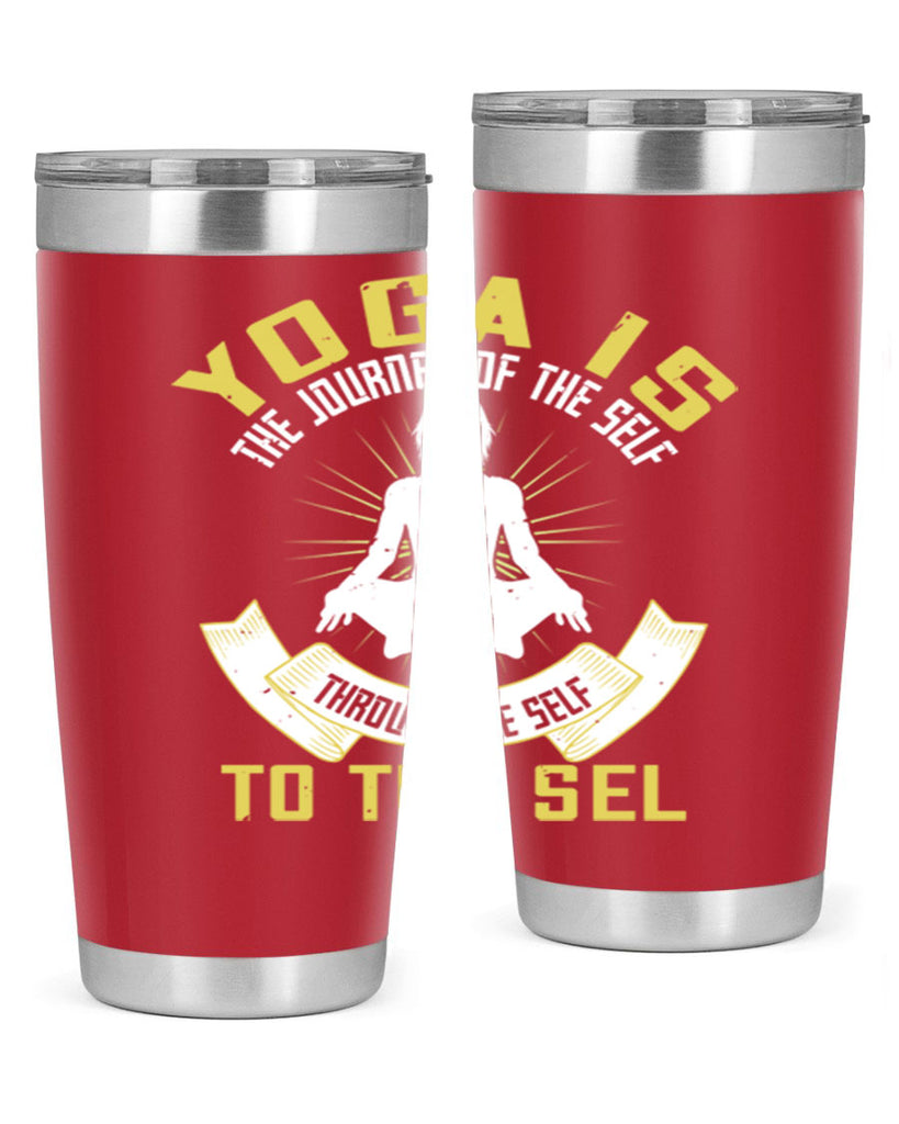 yoga is the journey of the self through the self to the sel 20#- yoga- Tumbler