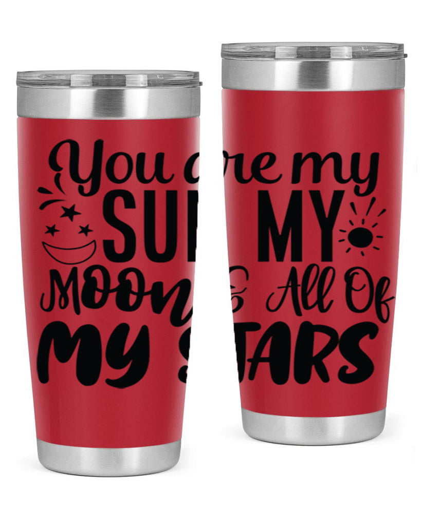 you are my sun my moon all of my stars 4#- family- Tumbler