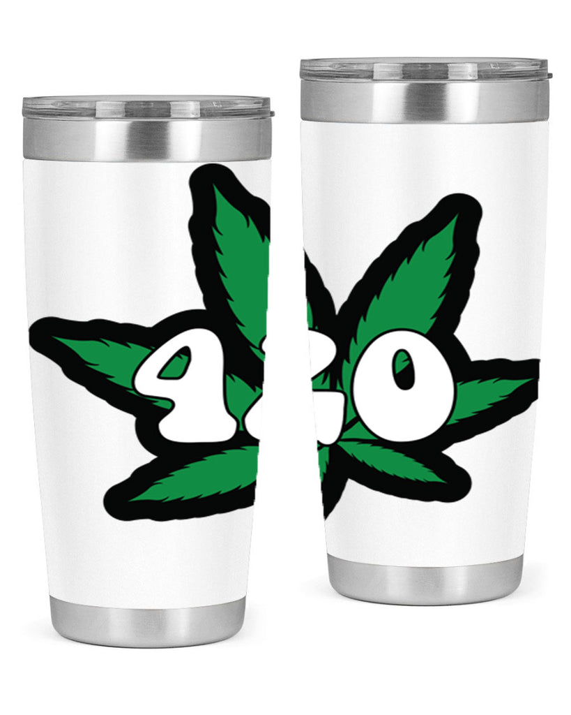 420 4#- marijuana- Tumbler