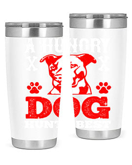 A hungry dog hunts best Style 198#- dog- Tumbler