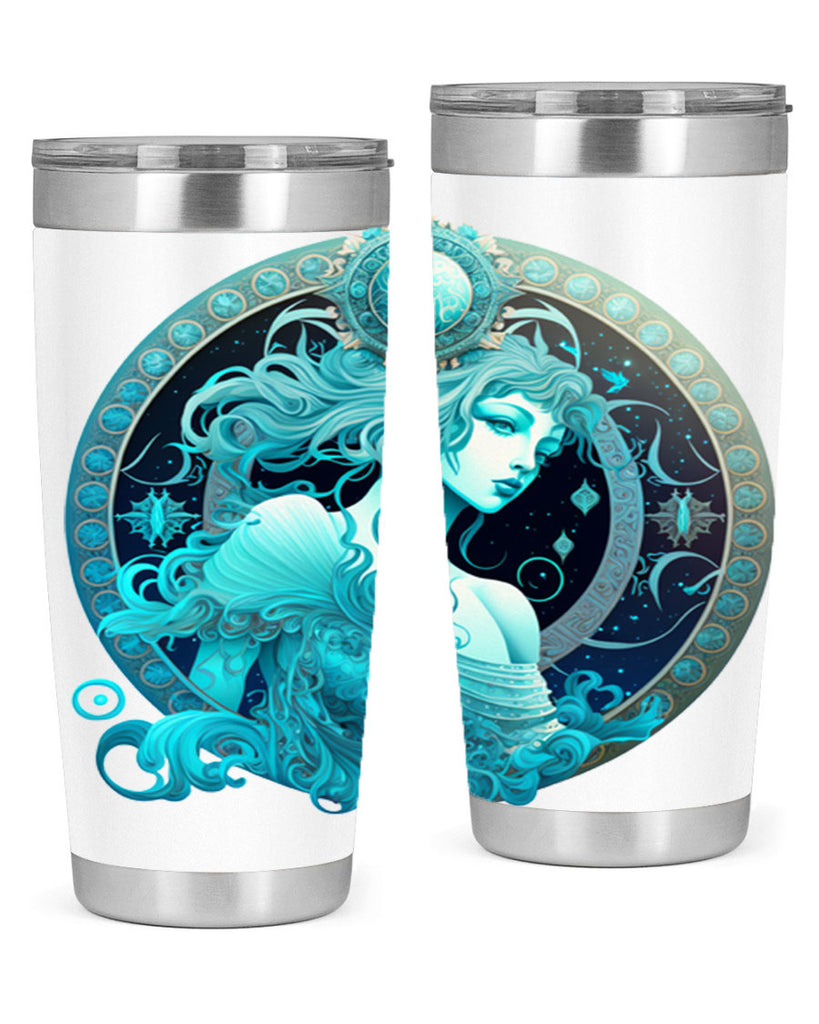 Aquarius 63#- zodiac- Tumbler