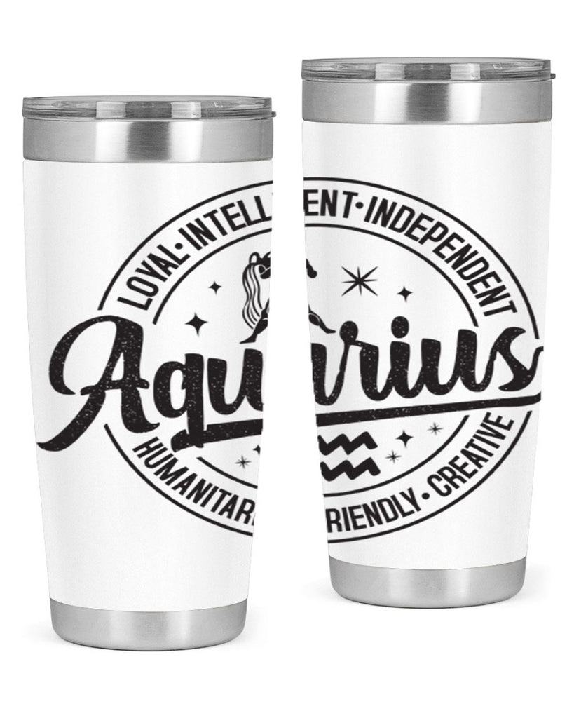 Aquarius 71#- zodiac- Tumbler