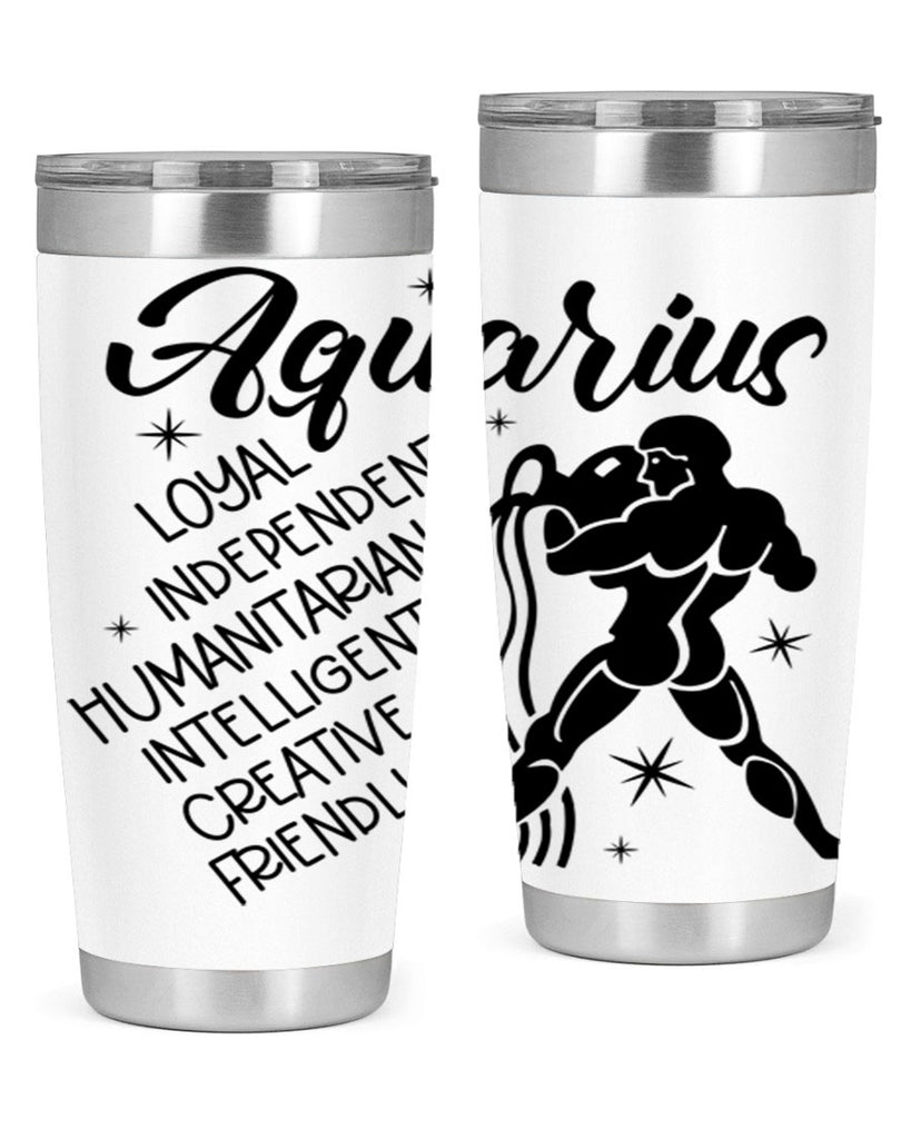 Aquarius 72#- zodiac- Tumbler