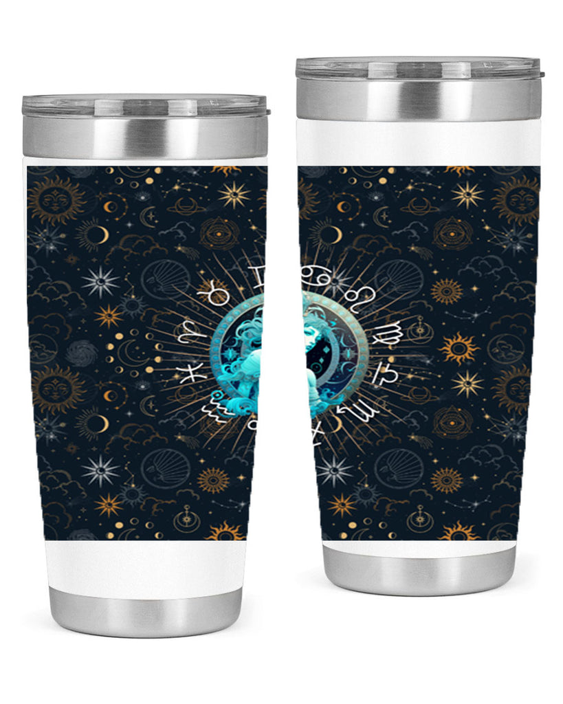 Aquarius Straight 66#- zodiac- Tumbler