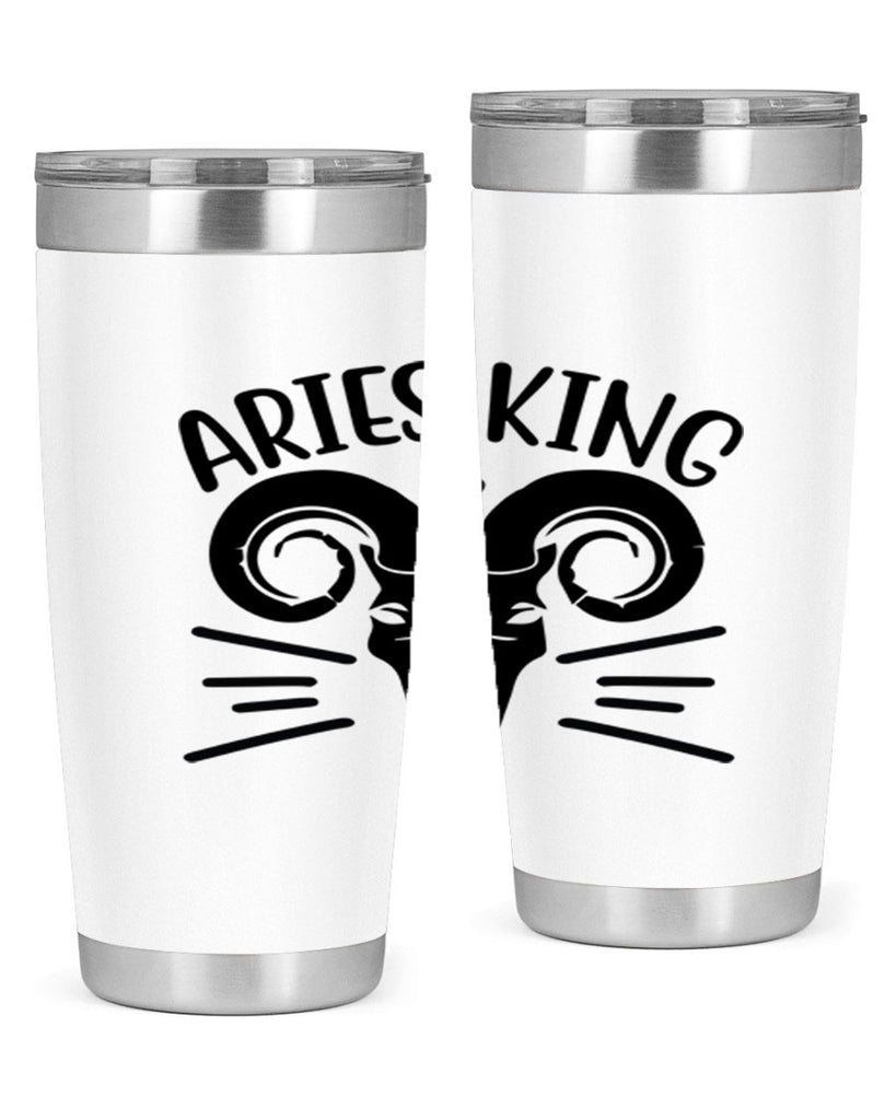 Aries king 109#- zodiac- Tumbler