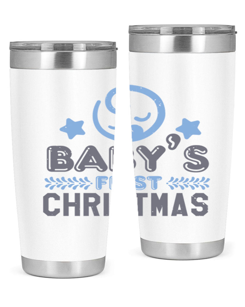 Baby First Christmas Style 2#- baby shower- tumbler